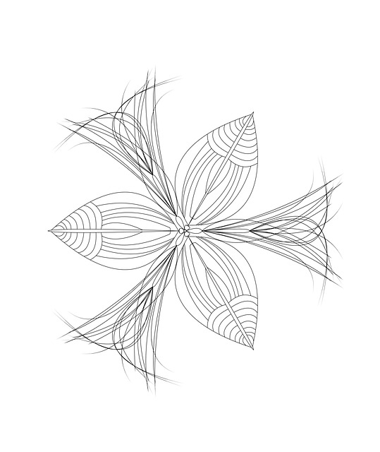 Mandala, Ornament, Stregtegning, Blomst
