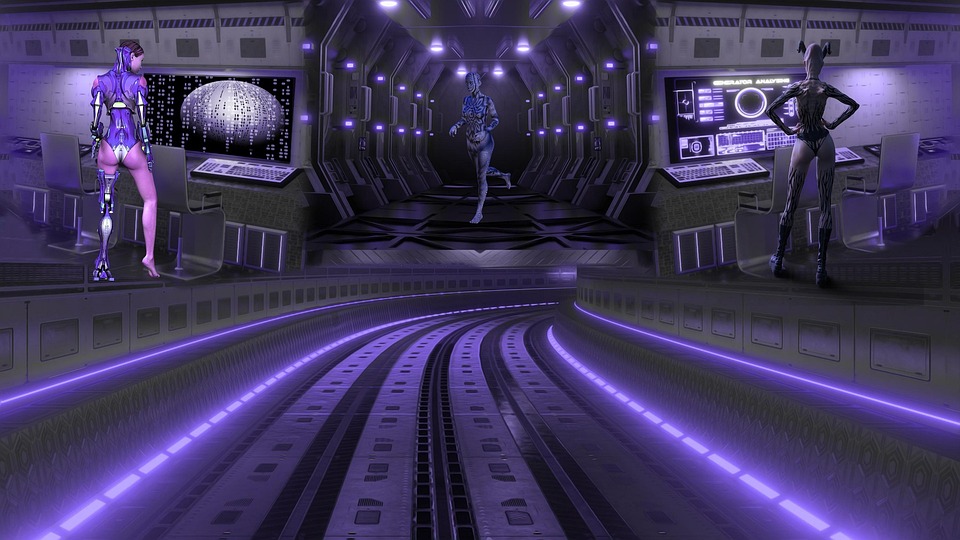 Download Background, Space, Control Room. Royalty-Free Stock