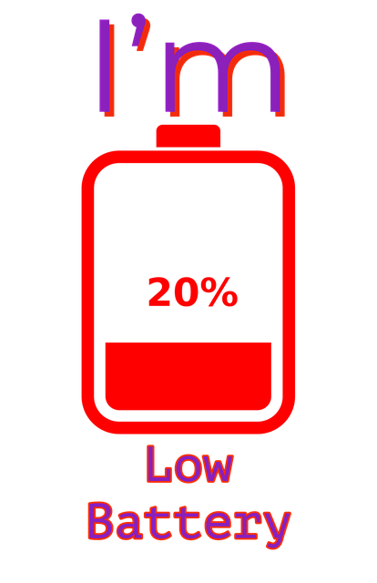 Free Low Batteries illustration and picture