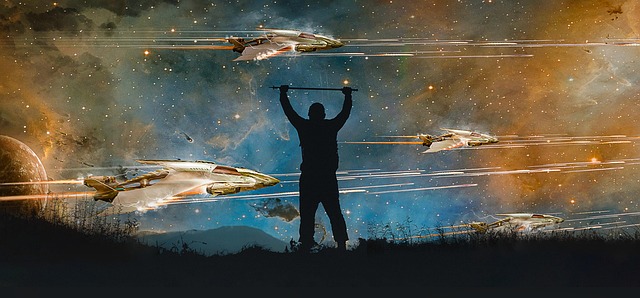 Hombre, Extraterrestres, Batalla, Lucha
