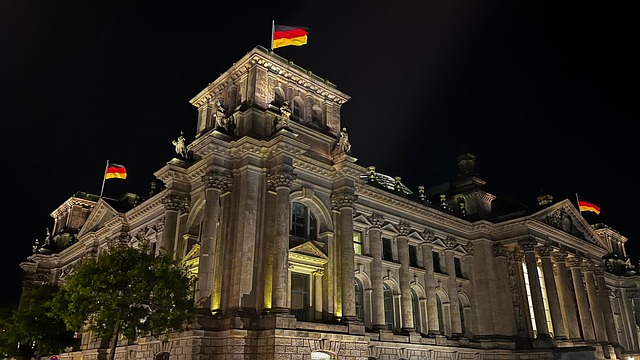 Reichstag Berlin Om Natten, Parlament