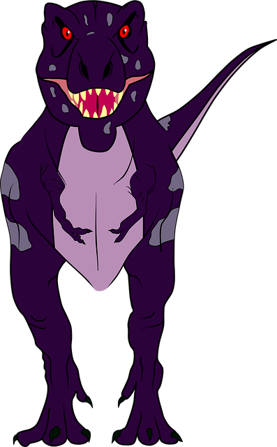 Free dinosaur t-rex dino vector