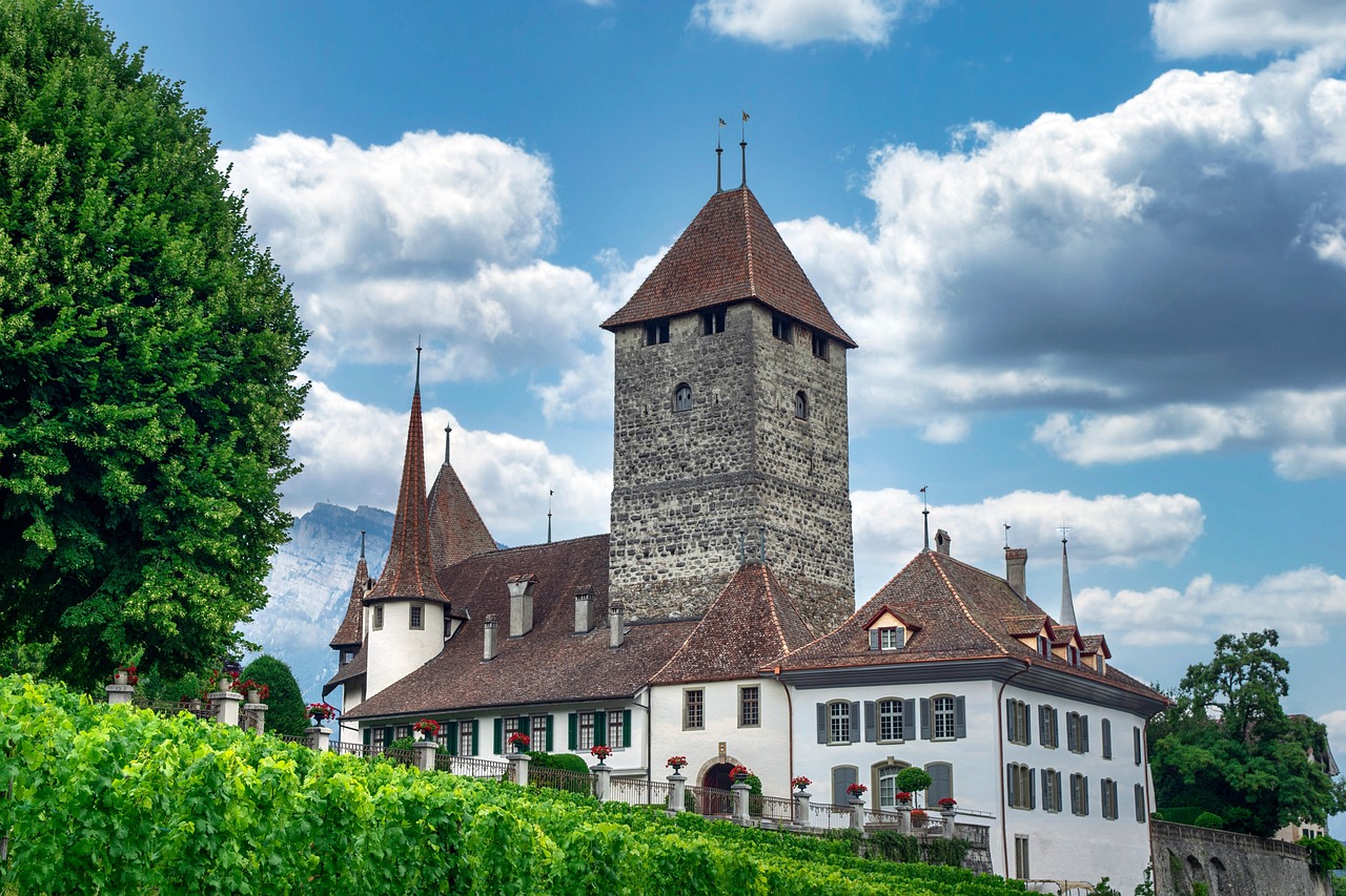 Spiez Castle - free online jigsaw puzzle photo