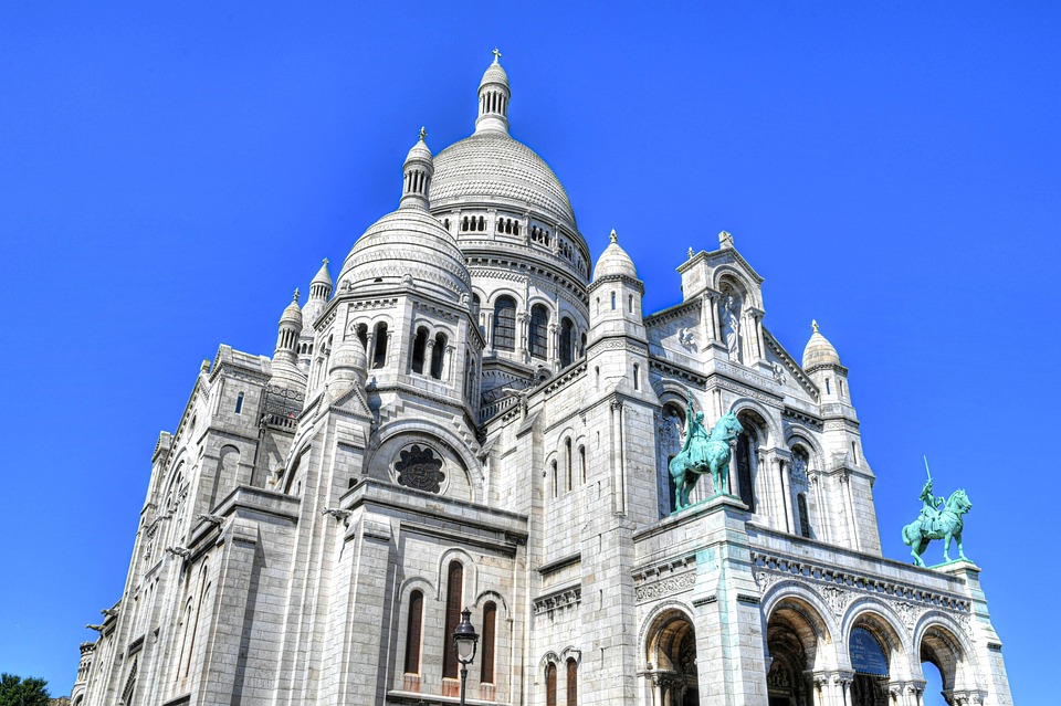 Sacre Coeur Gereja Paris Foto gratis