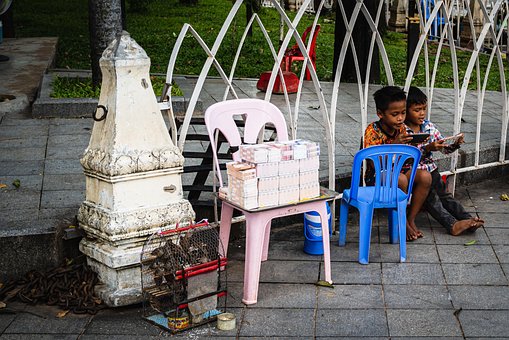 Cambodja, Phnom Penh, Gade