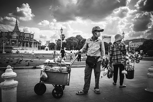 Cambodja, Phnom Penh, Gade