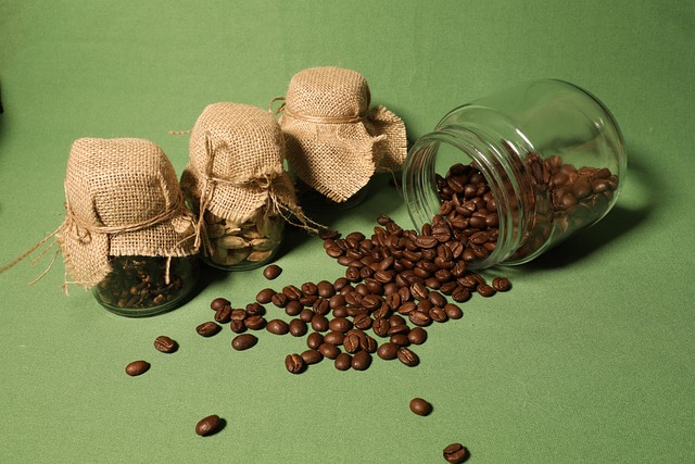 Free Coffee Beans Jars photo and picture