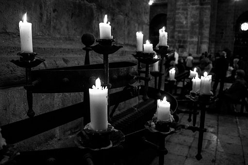 Iglesia, Velas, Catedral, Semana Santa
