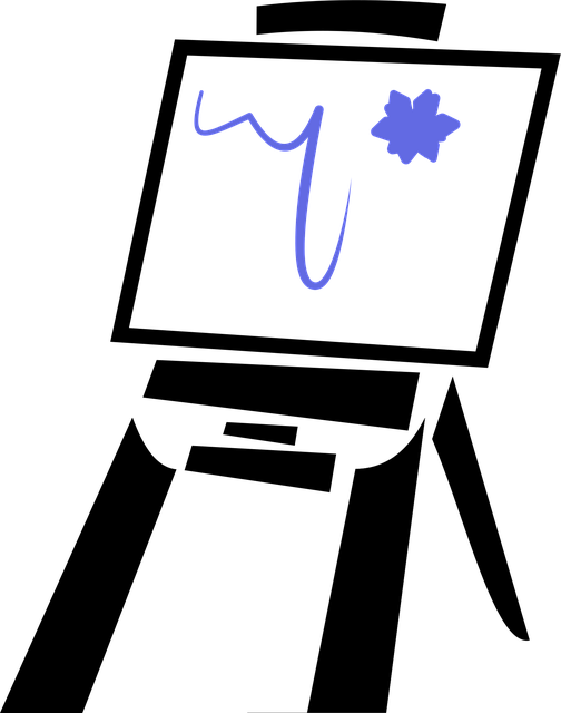 Free Easel Artist vector and picture