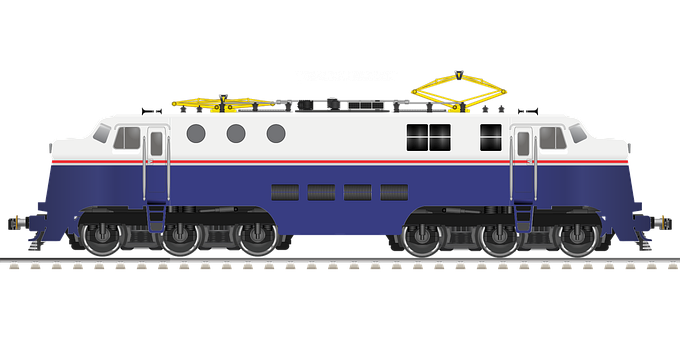 Free Electric Train Rail vector and picture