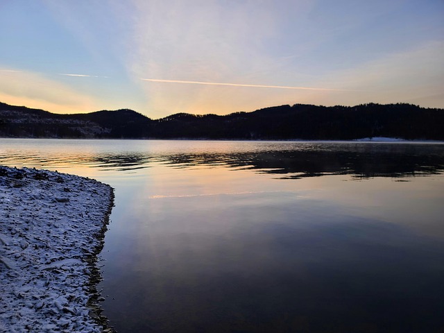 Free Lake Sunrise photo and picture