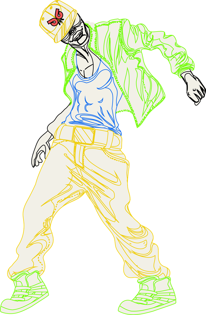 Download free HD stock image of Man Dancer Free man dancer dance illustration