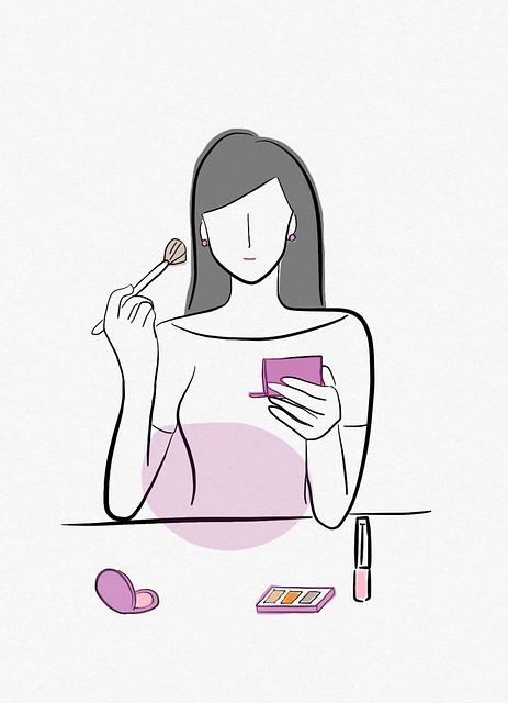 Free makeup cosmetics beauty illustration