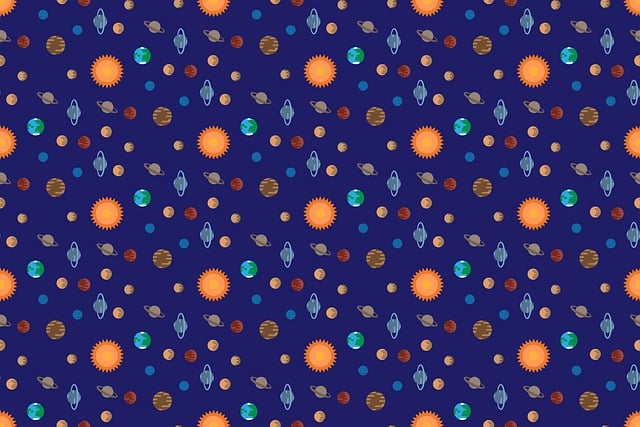 Free space sun mercury vector