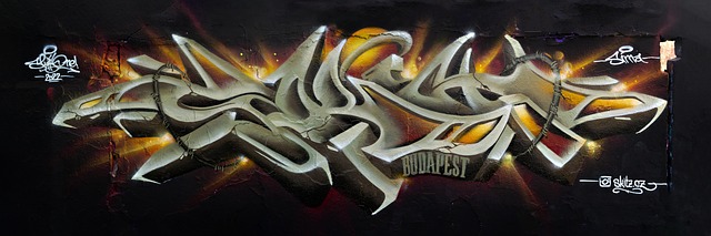 Grafite, Pulverizar, Arte Em Spray