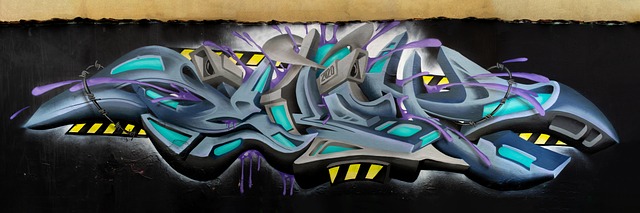 Grafite, Arte, Tinta Spray, Grafite 3D