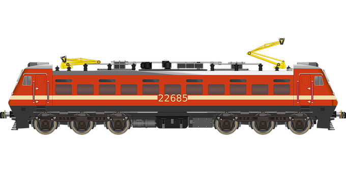 Free Electric Train Rail vector and picture