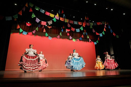Folklorico, Mexico, Dans, Danser, Ballet