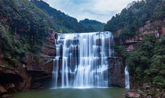 Free Waterfall Mountain photo and picture