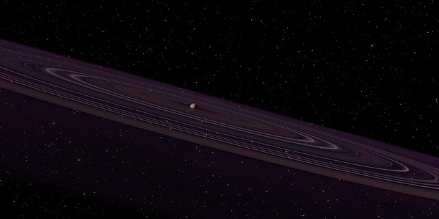 Free saturn rings planet illustration