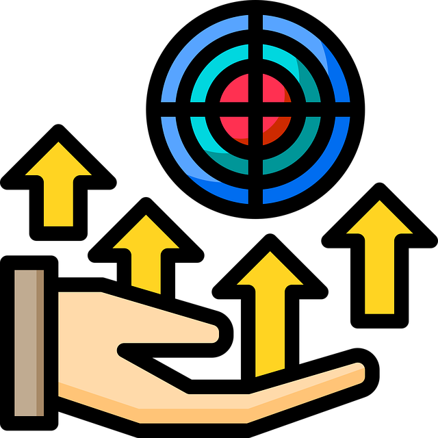 Free marketing target aim vector