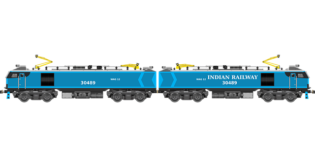 Free engineelectrictrain railway railroad vector