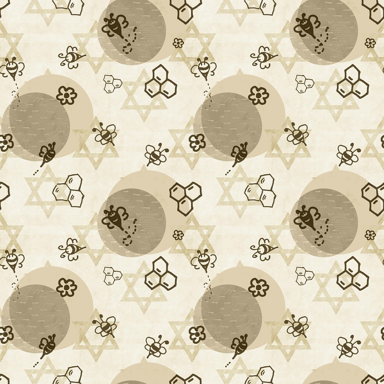 Download honeycomb background honeybees background bees pattern