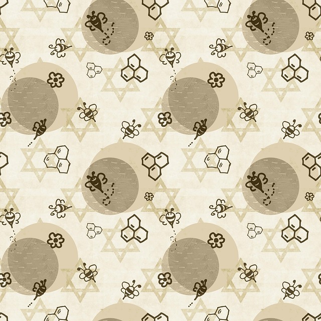 Free honeycomb background honeybees background bees pattern illustration