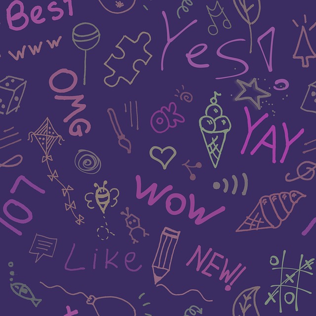 Free doodle yay wow illustration