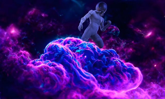 Download free HD stock image of Background Space Free background space astronaut illustration