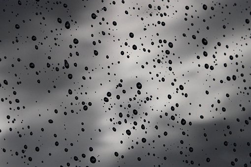 Free Water Droplets Darkened Glass photo and picture