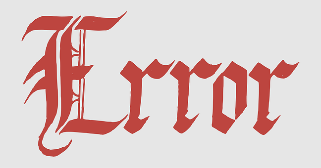 Free Error The Warning vector and picture