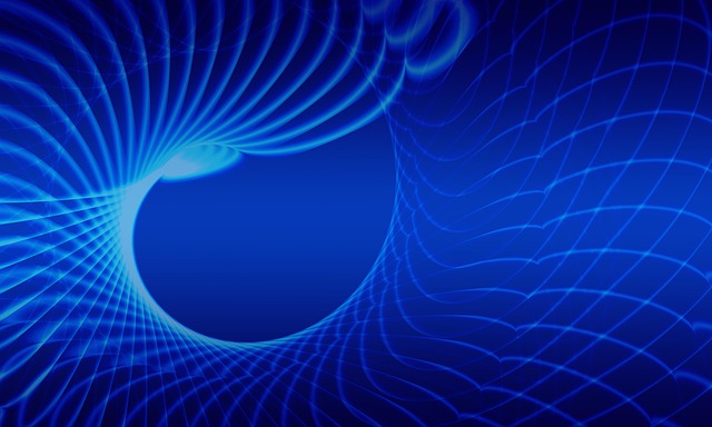 Free background spiral blue illustration