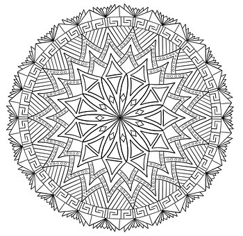 Free Mandala Drawing photo and picture