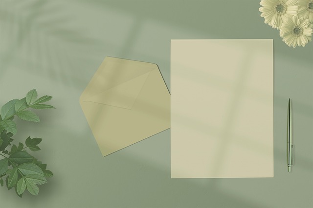 Free desk envelope paper illustration