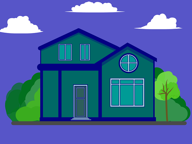 Free house property digital art illustration