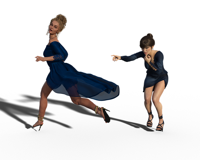Lustig, Dame, Frauen, Animation, Fiktion