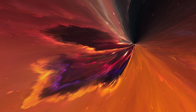 Free space stars background illustration