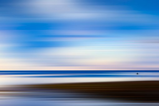 Ozean, Fischer, Morgen, Sunrise, Arbeit