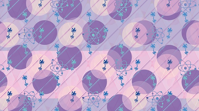 Free atom cells circles illustration