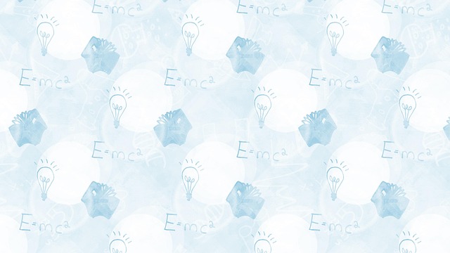 Free science background science wallpaper pastel blue background illustration
