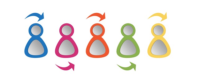 Free social media people social network illustration