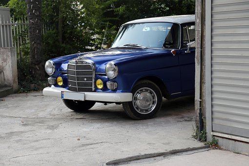 Carro, Velho, Clássico, Mar