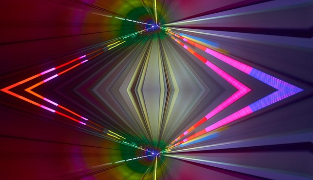 Free background geometric symmetrical illustration