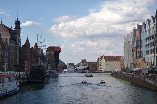 Gdańsk, Polen, By, Landskab