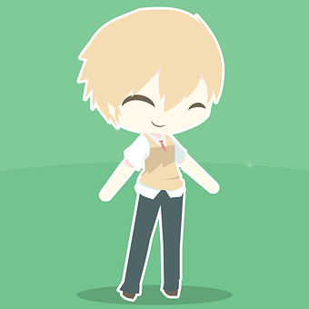 Αγόρι, Anime, Κινουμενο Σχεδιο, Chibi