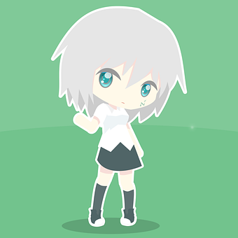 Κορίτσι, Anime, Κινουμενο Σχεδιο, Chibi