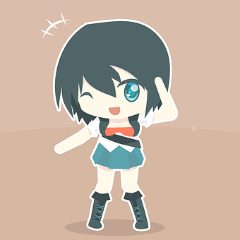 Κορίτσι, Anime, Κινουμενο Σχεδιο, Chibi