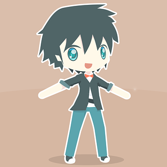 Αγόρι, Anime, Κινουμενο Σχεδιο, Chibi