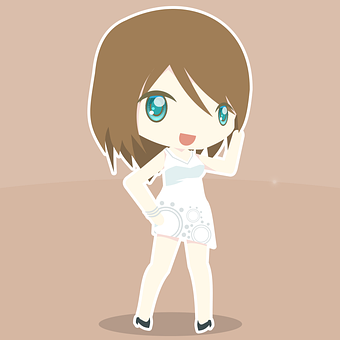 Κορίτσι, Anime, Κινουμενο Σχεδιο, Chibi